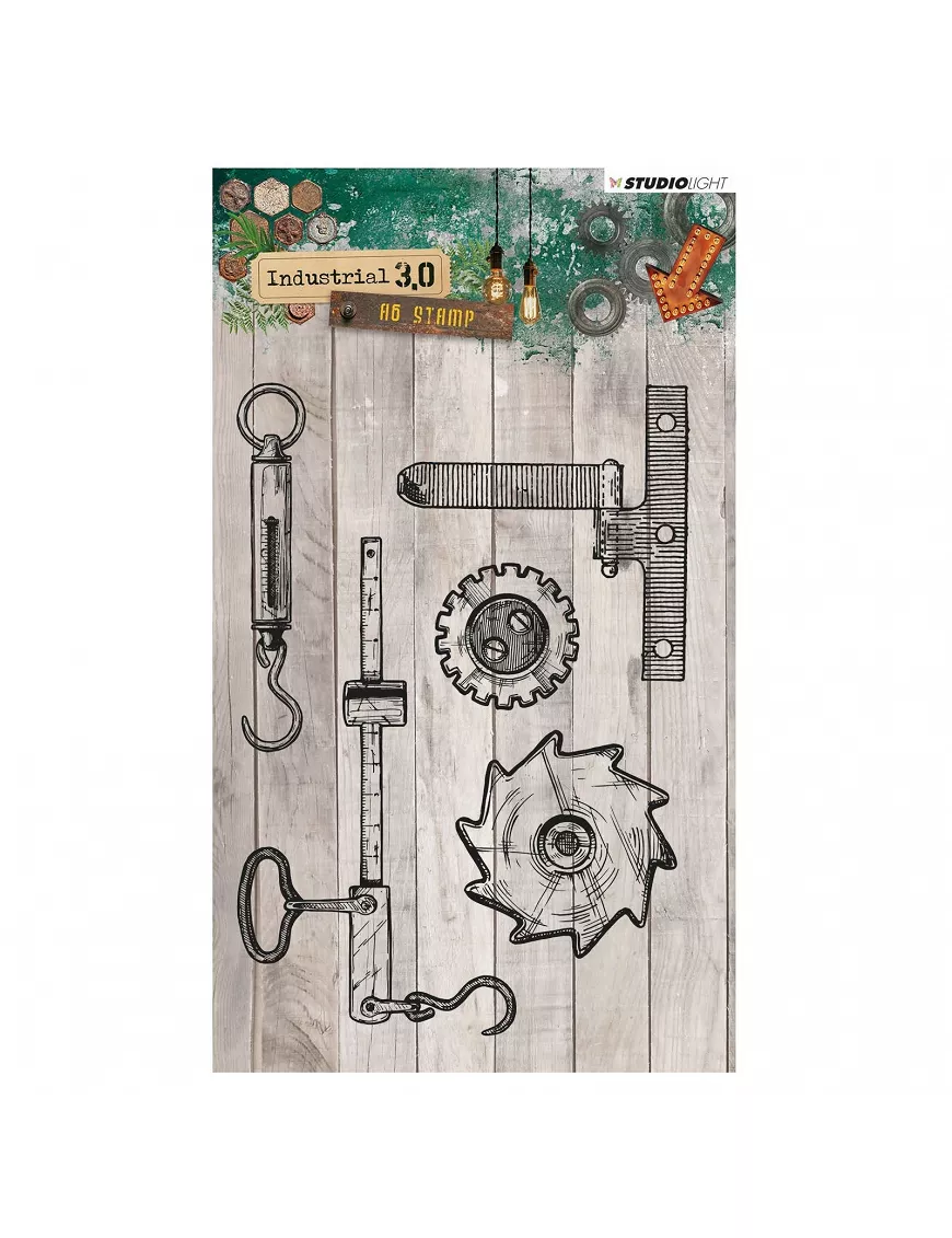 SELLO STUDIO LIGHT CLEAR STAMP A6 INDUSTRIAL 3.0 NR. 317