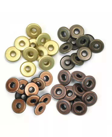 EYELETS X40 COPPER WARM METAL WE R MEMORY KEEPERS WIDE