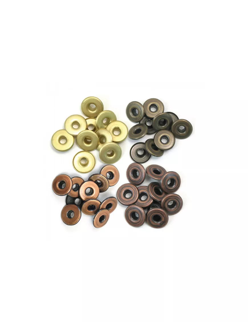 EYELETS X40 COPPER WARM METAL WE R MEMORY KEEPERS WIDE