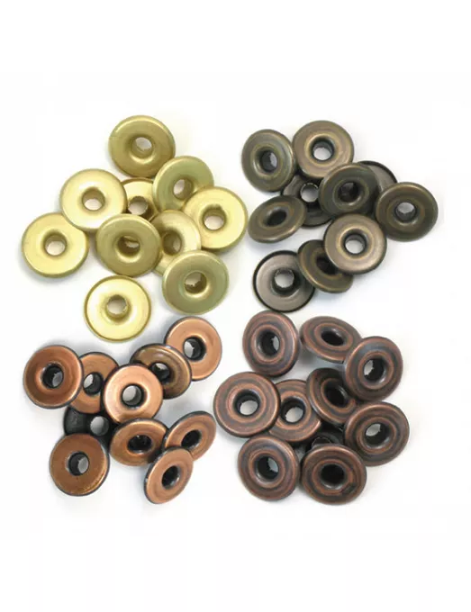 EYELETS X40 COPPER WARM METAL WE R MEMORY KEEPERS WIDE