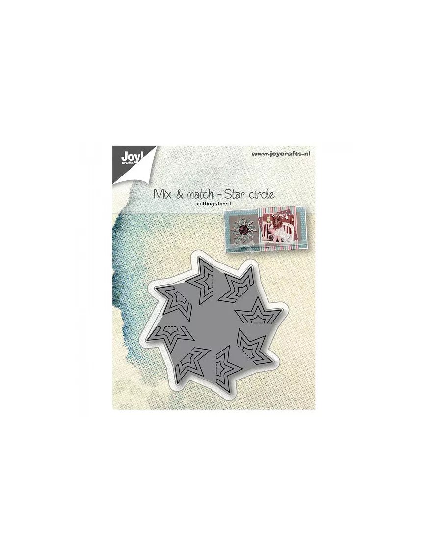 TROQUEL JOY!CRAFTS SNIJSTENCIL MIX & MATCH STERCIRKEL