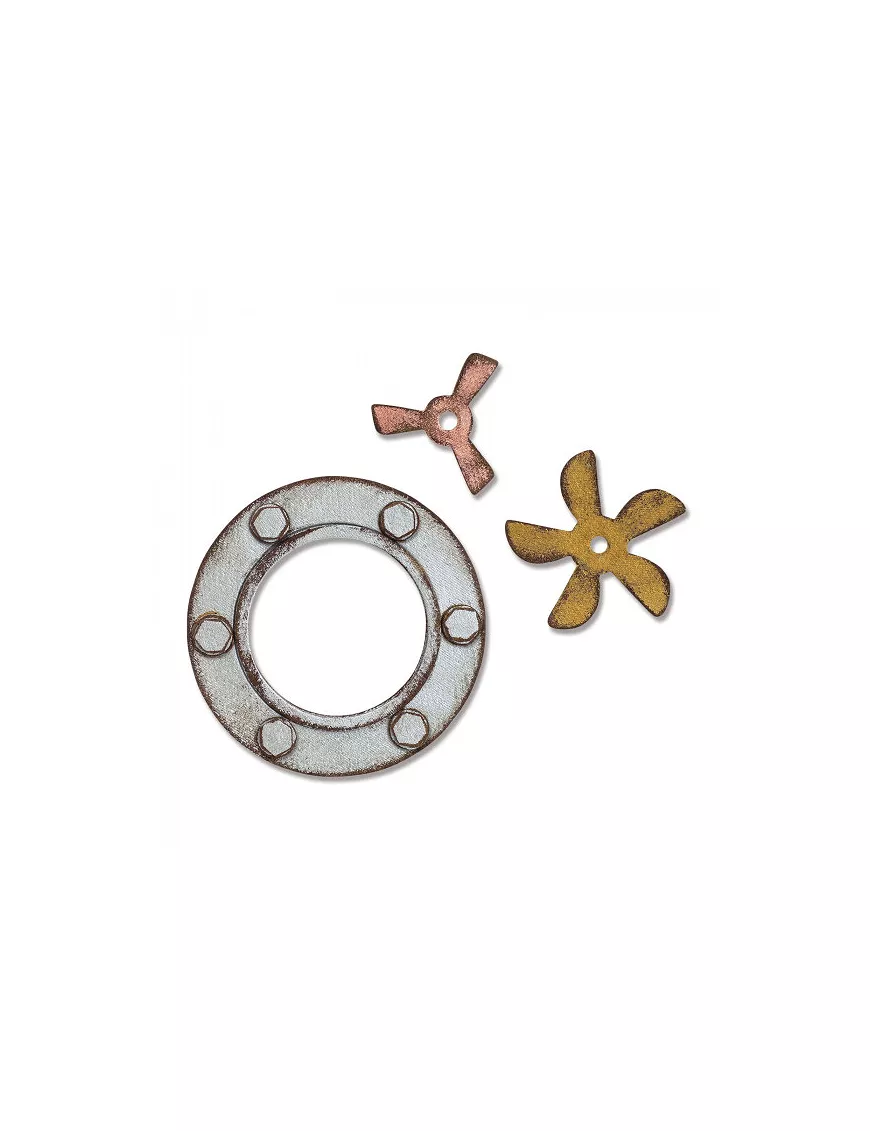 TROQUEL SIZZIX • BIGZ DIE STEAMPUNK PARTS