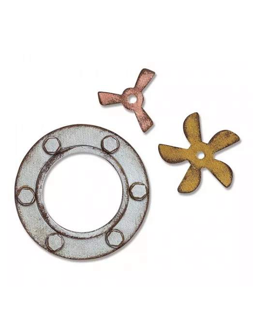 TROQUEL SIZZIX • BIGZ DIE STEAMPUNK PARTS