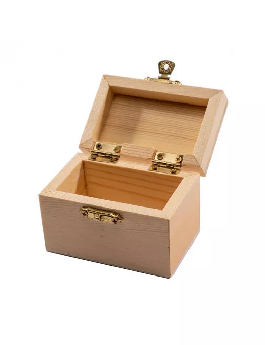 Madera CAJA COFRE MINI 6x8x5cm