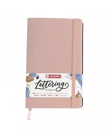 Cuaderno LETTERING ROSA 13x21
