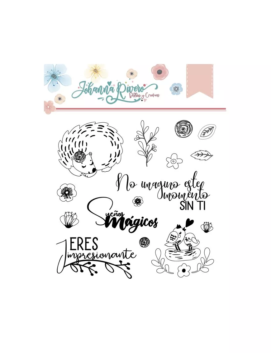 SELLO SILICONA JOHANNA RIVERO PAJARITOS