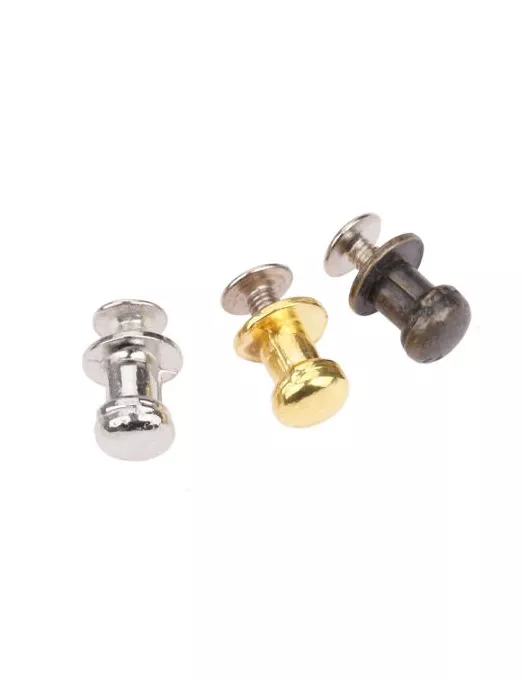 Pomo de Metal 2 ud color 7 x 10 mm ORO
