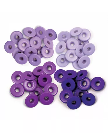 EYELETS X 40 PURPLE WE R MEMORY KEEPERS • WIDE