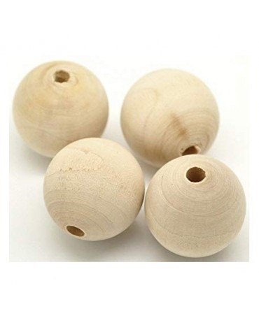 Madera Bolas 2,5cm 10ud