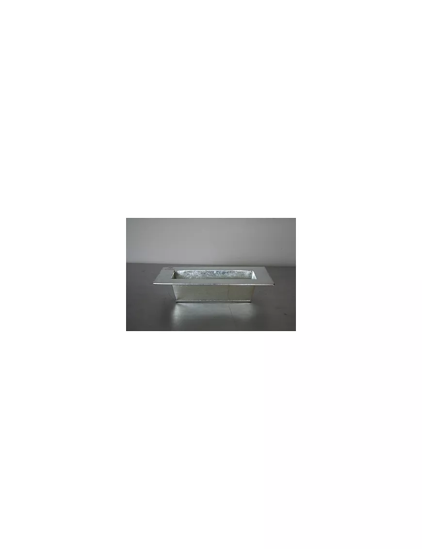 Base rectangular de Zinc 41x20 cm