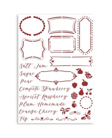STENCIL Stamperia 21x29,7cm...