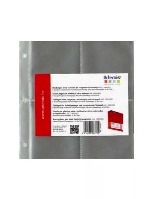 FUNDAS para almacenar sellos de hasta 7x10 cm