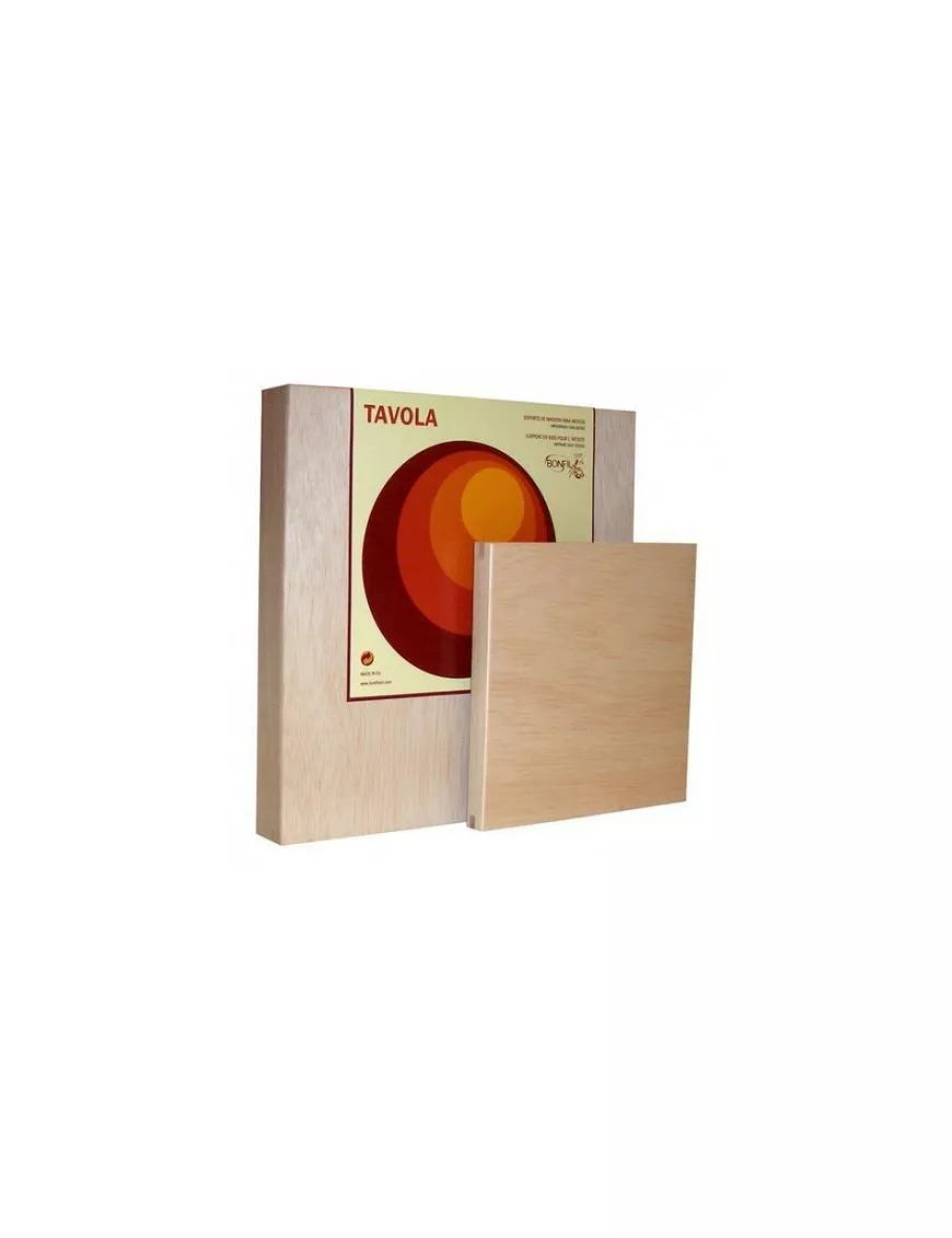 Madera Tavola-Bastidor 30x30x4cm