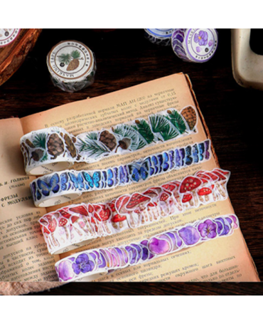 Washi Tape FLORES MORADAS