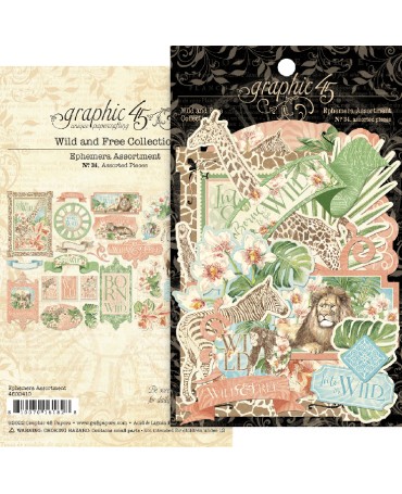 Die cuts GRAPHIC 45 Wild...