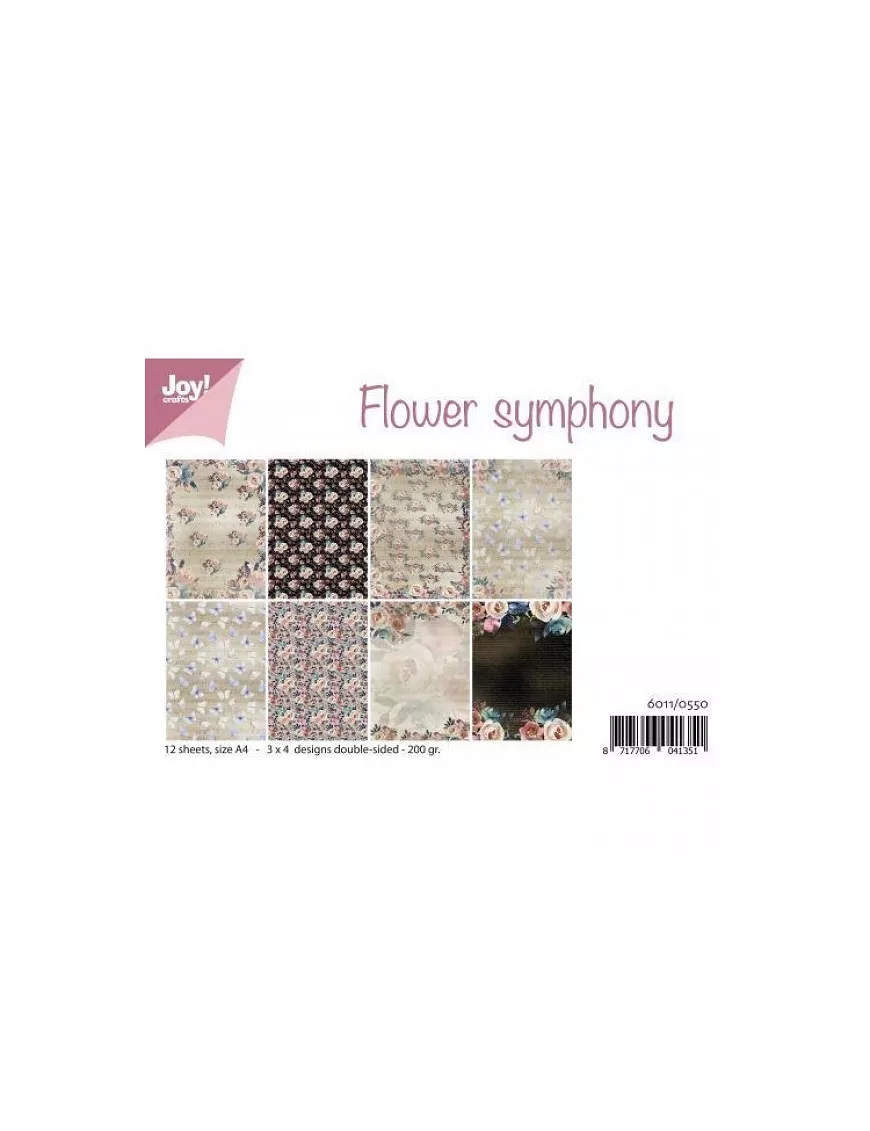 Colección A4 JOY CRAFT Flower Symphony