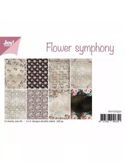Colección A4 JOY CRAFT Flower Symphony