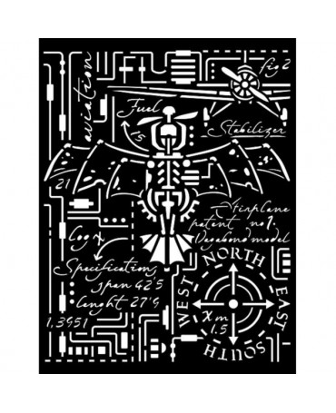 STENCIL Stamperia 20x25cm...