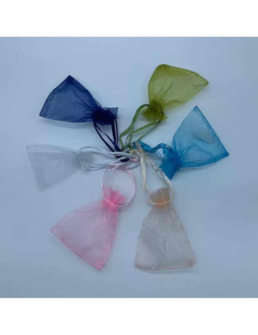 BOLSAS DE ORGANZA SURTIDO 7X9cm 4ud