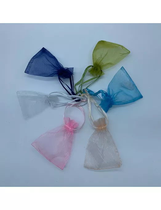 BOLSAS DE ORGANZA SURTIDO 7X9cm 4ud