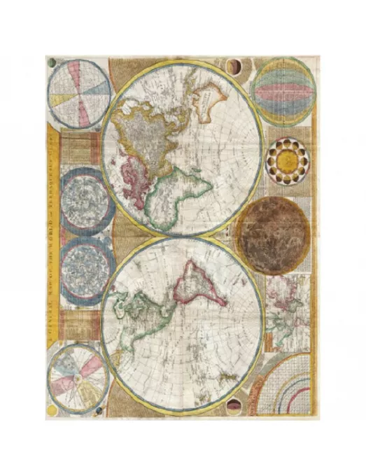 Papel arroz Cadence A3 MAPA MUNDI