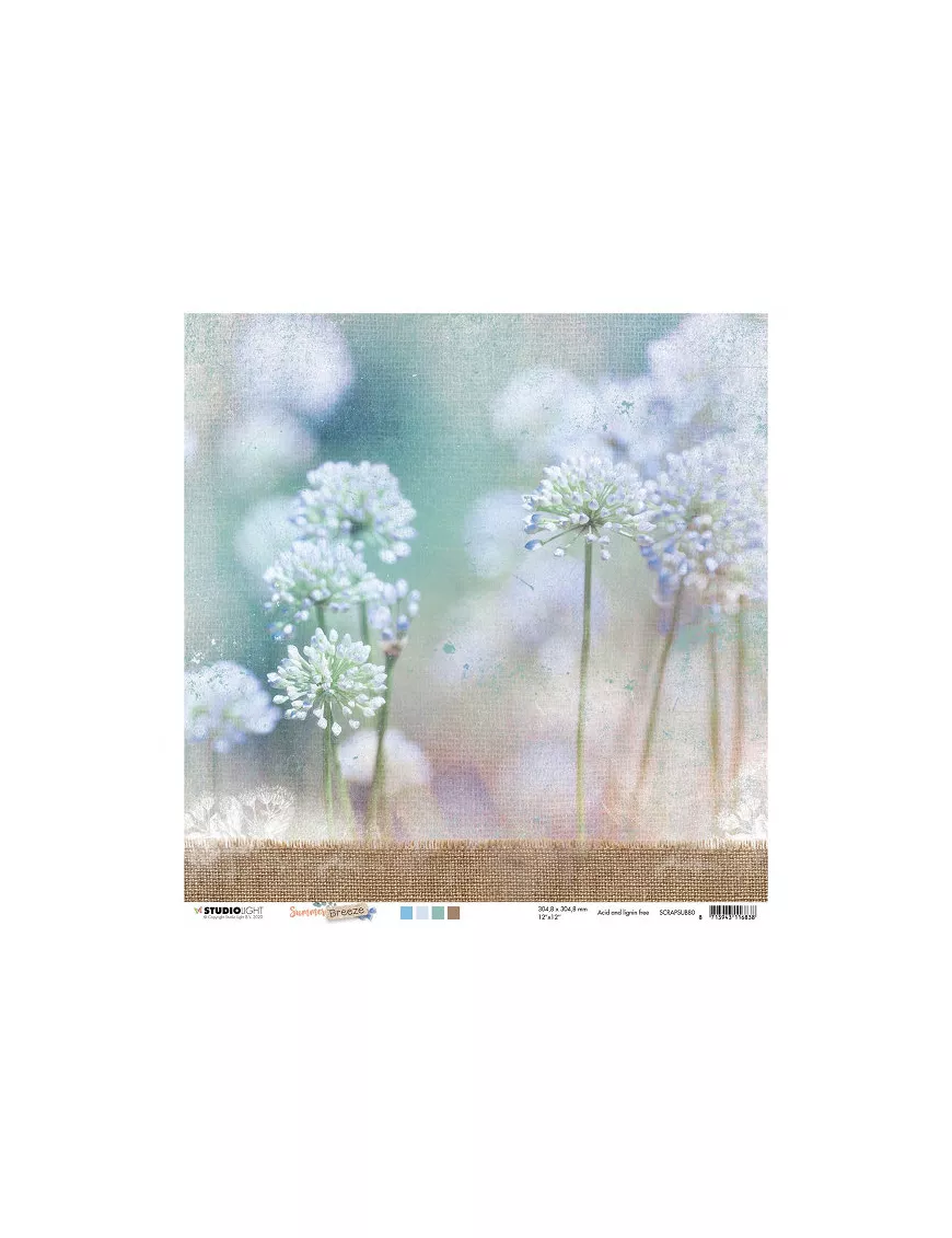 PAPEL SCRAP 30.5X30.5 SUMMER BREEZE