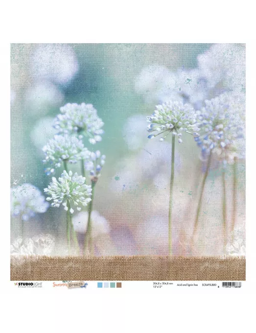 PAPEL SCRAP 30.5X30.5 SUMMER BREEZE
