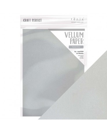 PAPEL VELLUM 10ud Pearled...