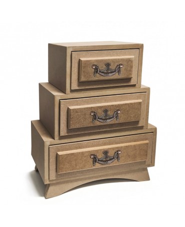 Madera Mueble 3 cajones...