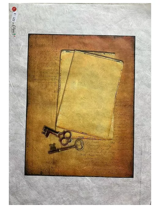 PAPEL ARROZ paperdesigns ALBUM 0052 Pergamino Llaves