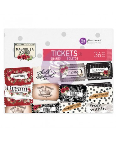 Die cuts Tickets PRIMA...