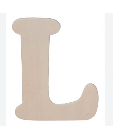 MADERA Letra L 10,8cmx5mm
