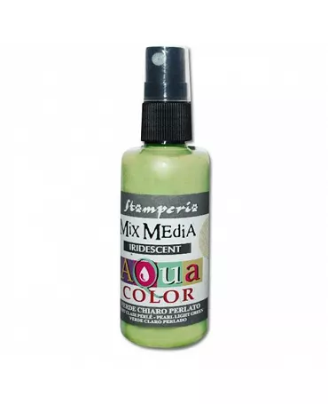 Aquacolor spray 60ml. - Verde Claro Iridiscente