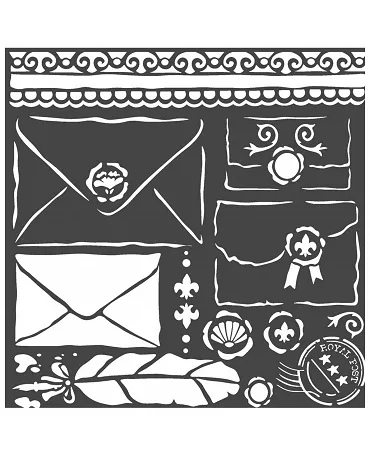 STENCIL PRINCESS LETTERS