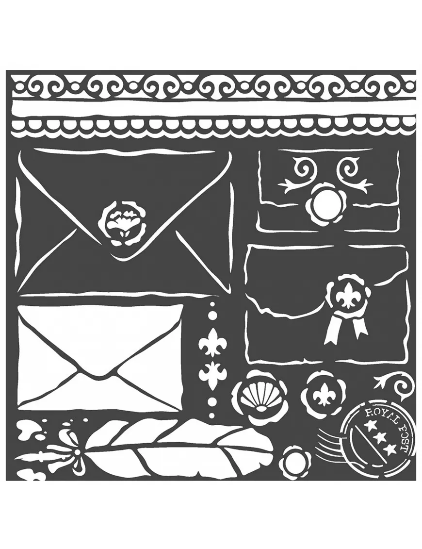 STENCIL PRINCESS LETTERS