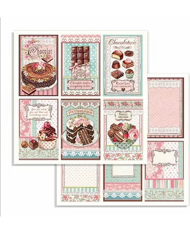 PAPEL SCRAP 30.5X30.5 SWEETY CARDS
