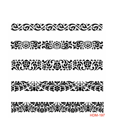 Stencil CADENCE 25X25 cm...