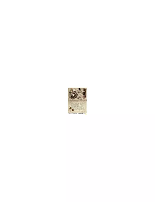 Papel arroz Cadence A3 ESCRITURA VINTAGE