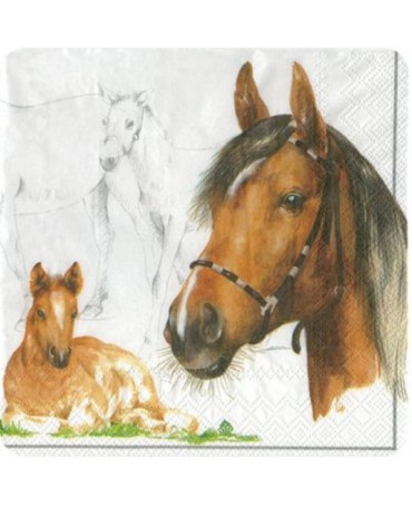 Servilletas Horses