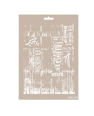 Stencil CADENCE 21X30cm...