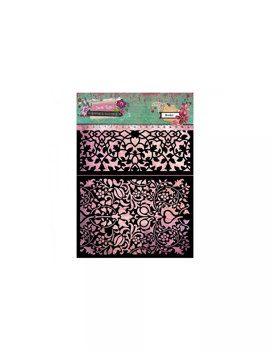 STENCIL Studio Light A4 Just lou botanical nº6