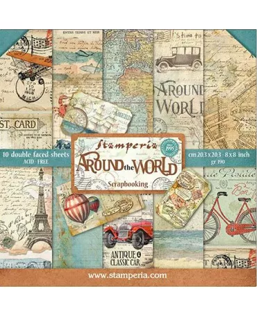 COLECCIÓN 20X20 STAMPERIA AROUND THE WORLD