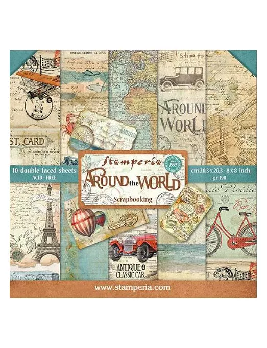 COLECCIÓN 20X20 STAMPERIA AROUND THE WORLD