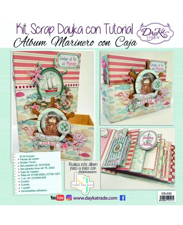 KIT ÁLBUM MARINERO CON CAJA...