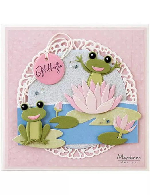 TROQUEL MARIANNE DESIGN water lilies by Marleen