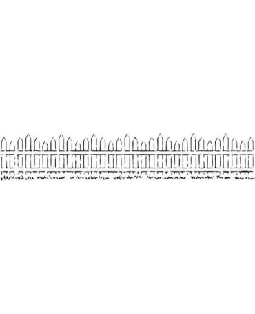 Stencil TCW Valla Picket Fence