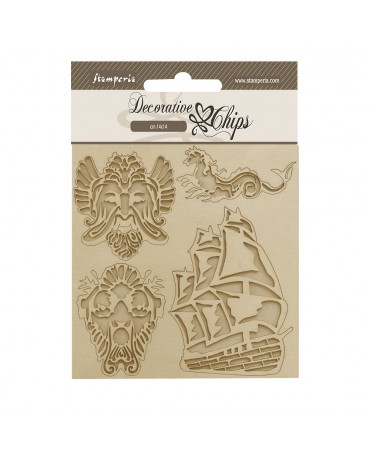 CHIPS Stamperia 14x14cm...