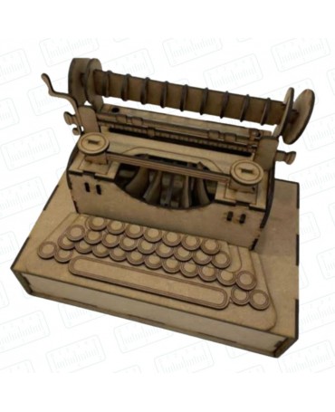 Madera Máquina de Escribir