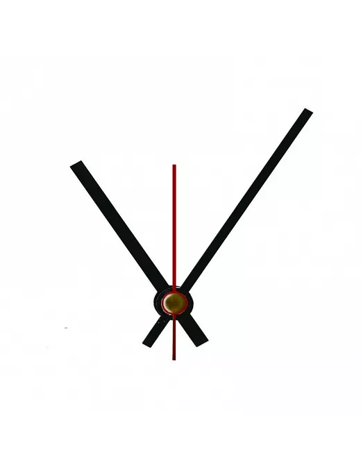 RELOJ AGUJAS NEGRO 45x55 cmm planas