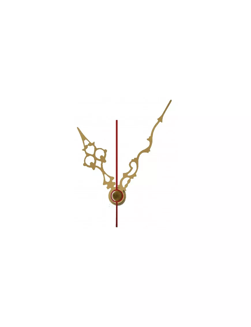 RELOJ AGUJAS COLOR ORO 40x60 mm